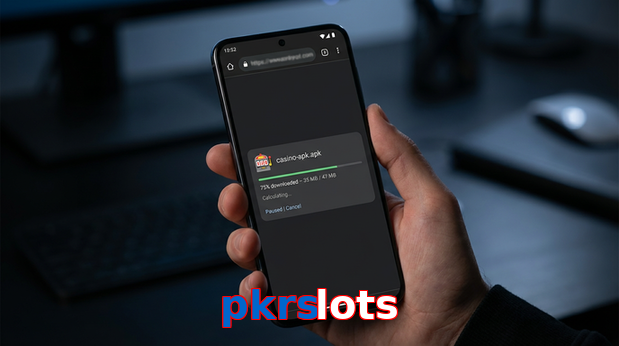 Main screen of Pkrslots apk page for PK players